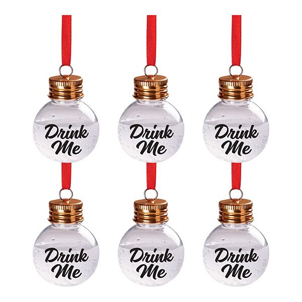 Nifty 6Piece Ornament Shot Glass Set