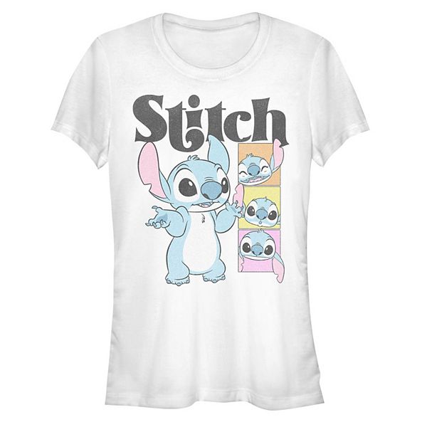 Disney's Lilo & Stitch Juniors' 60's Poses Fitted Graphic Tee