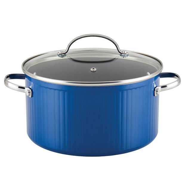 Farberware Dishwasher Safe Aluminum Nonstick Stockpot with Lid