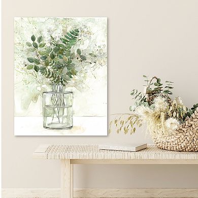 COURTSIDE MARKET Delicate Greenery I Canvas Wall Art