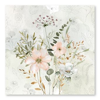 COURTSIDE MARKET Soft Botanical I Canvas Wall Art