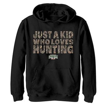 Boys 8-20 Mossy Oak A Kid Who Loves Hunting Hoodie