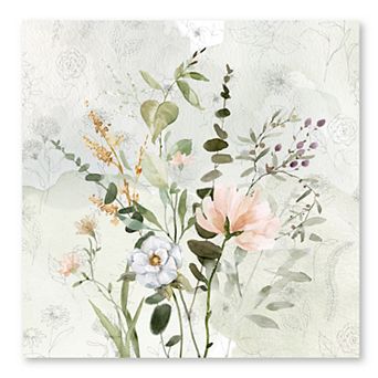 COURTSIDE MARKET Soft Botanical II Canvas Wall Art
