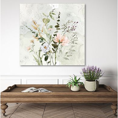 COURTSIDE MARKET Soft Botanical II Canvas Wall Art