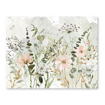 COURTSIDE MARKET Soft Botanical Canvas Wall Art