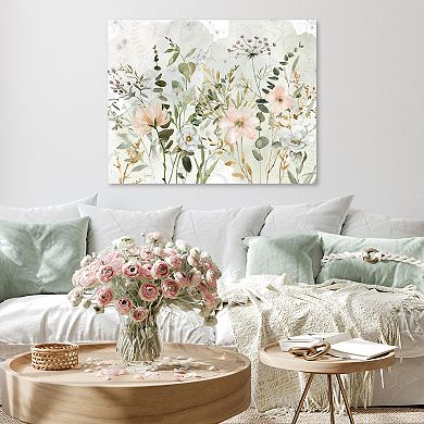 COURTSIDE MARKET Soft Botanical Canvas Wall Art