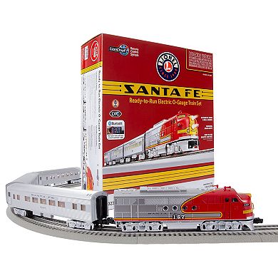 Lionel Santa Fe Super Chief LionChief Bluetooth 5.0 Train Set with Remote