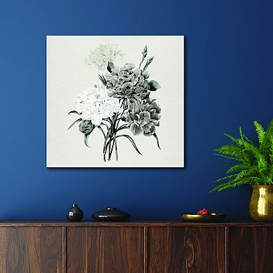 COURTSIDE MARKET Botanical Carnations I Canvas Wall Art