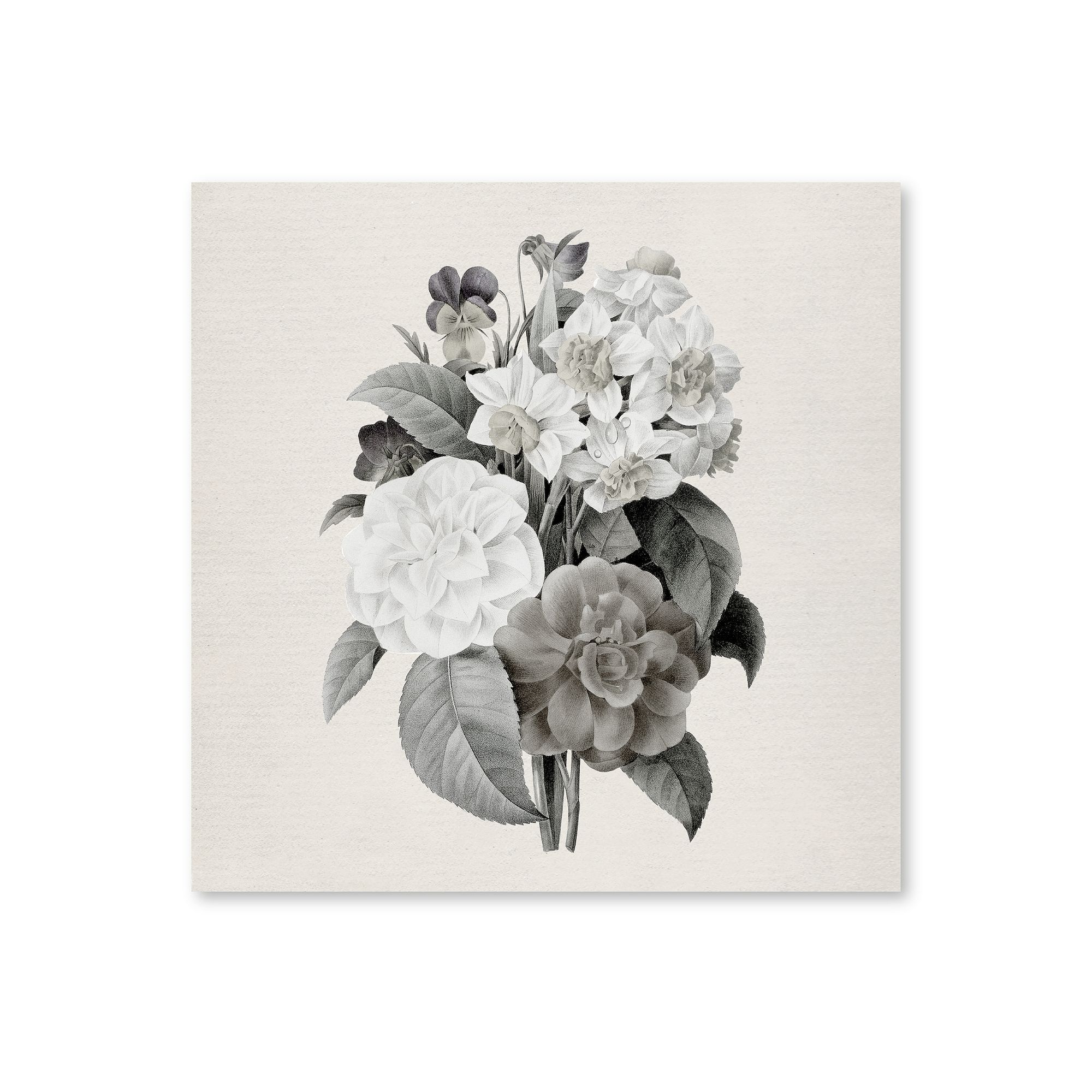 COURTSIDE MARKET Botanical Carnations II Canvas Wall Art, Multi