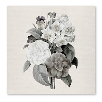 COURTSIDE MARKET Botanical Carnations II Canvas Wall Art