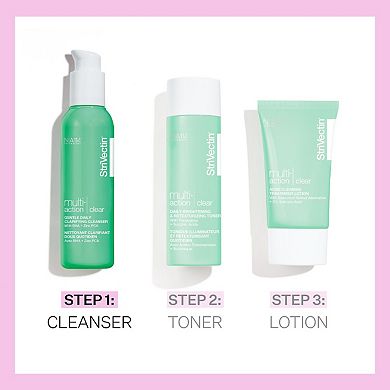 Multi Action Clear Gentle Daily Clarifying Cleanser for Acne and Breakouts