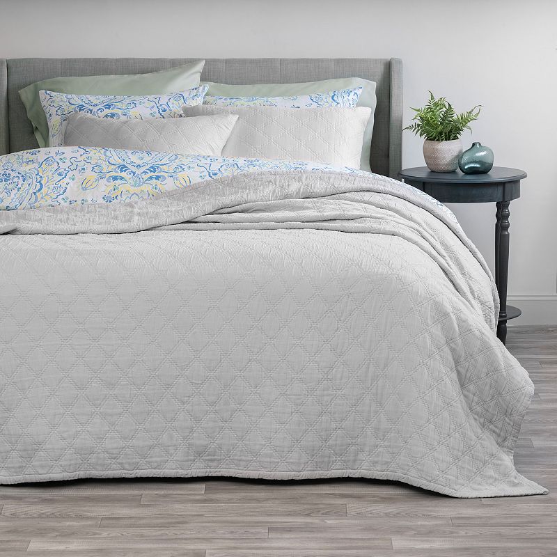 59962557 Martha Stewart Mariana Matelasse Coverlet Set or S sku 59962557