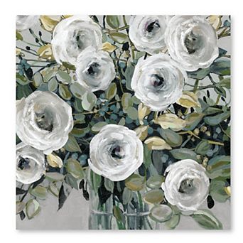 COURTSIDE MARKET Peonies Canvas Wall Art