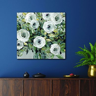 COURTSIDE MARKET Peonies Canvas Wall Art