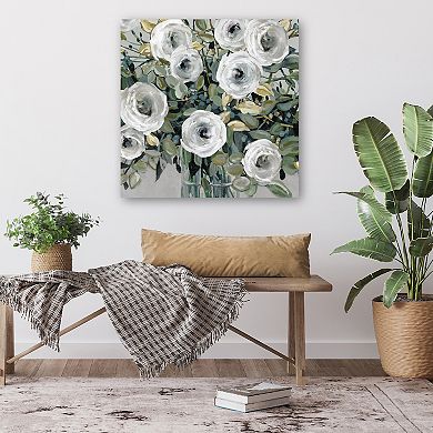 COURTSIDE MARKET Peonies Canvas Wall Art