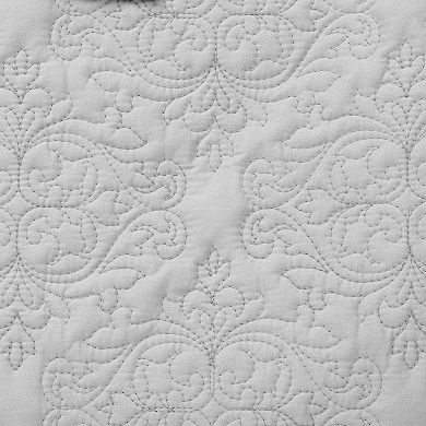 Martha Stewart Tessa Sateen 3-Piece Quilt Set with Shams