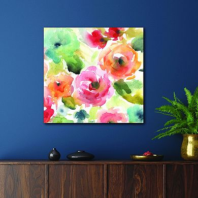 COURTSIDE MARKET Garden Soiree II Canvas Wall Art