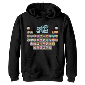 Boys 8-20 Nintendo Animal Crossing Periodic Table Hoodie