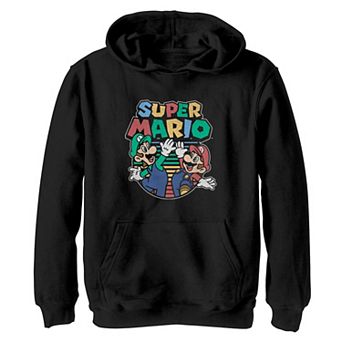 Boys 8-20 Nintendo Mario & Luigi High Five Hoodie