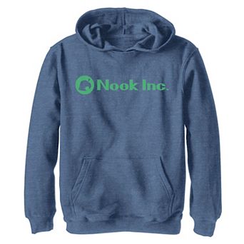 Boys 8-20 Nintendo Animal Crossing New Horizons Nook Inc. Leaf Icon Hoodie