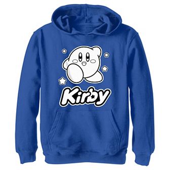 Boys 8-20 Nintendo Kirbi Monochrome Style Hoodie