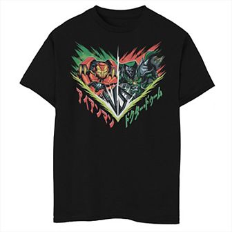 Boys 8-20 Marvel Mech Strike Iron Man Vs Dr. Doom Graphic Tee