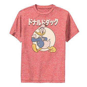 Disney's Mickey Mouse Boys 8-20 Classic Donald Duck Kanji Characters Graphic Tee