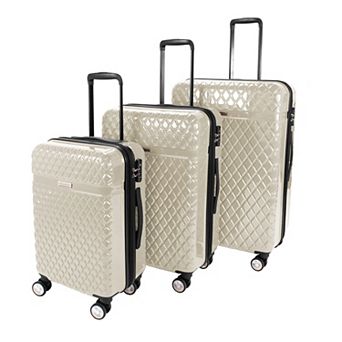 Kathy Ireland Yasmine 3 pc Hardside Spinner Set