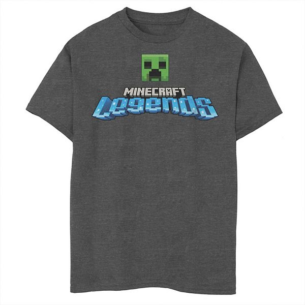 Boys 6-20 Minecraft Legends Title Logo Graphic Tee