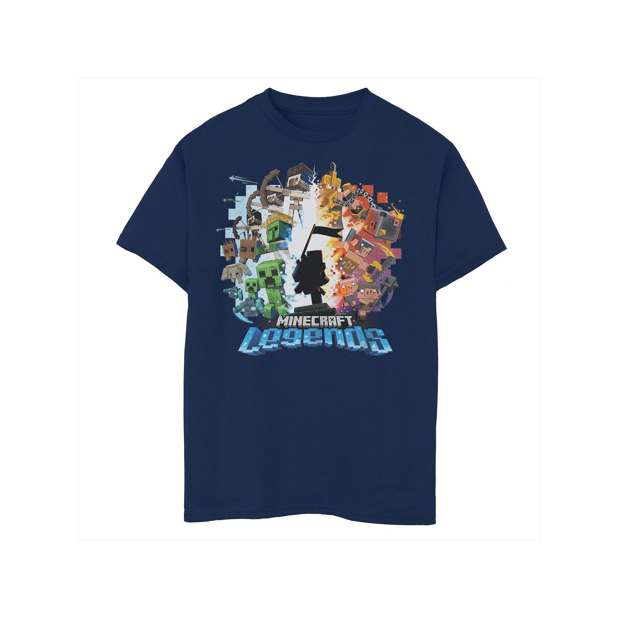 Boys 8-20 Minecraft Legends Battle Graphic Tee, Boys, Size: XS, Blue