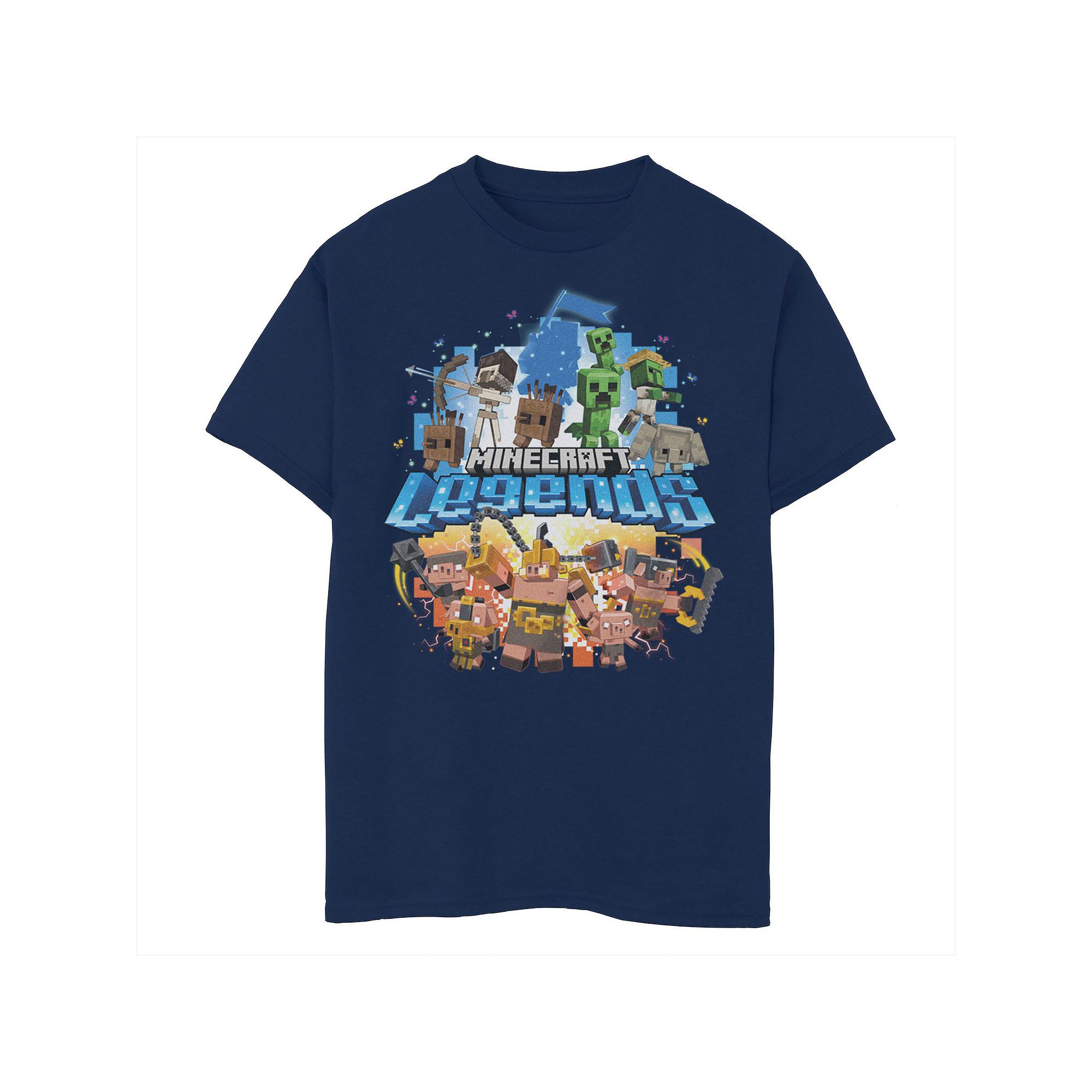 Boys 8-20 Minecraft Legends Good Vs Evil Battle Graphic Tee, Boys, Size: X