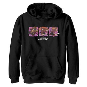 Boys 8-20 Minecraft Legends Watercolor Piglins Hoodie
