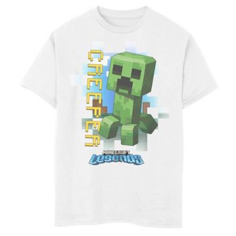 Boys 8-20 Minecraft Legends Creeper Mob Graphic Tee