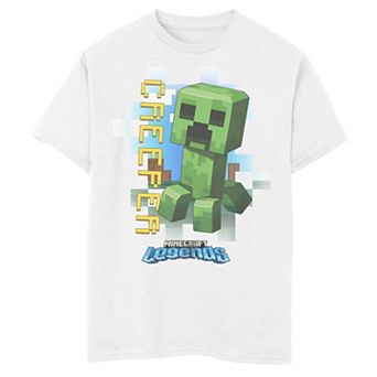 Boys 8-20 Minecraft Legends Creeper Mob Graphic Tee