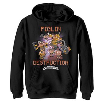Boys 8-20 Minecraft Legends Piglin Destruction Hoodie