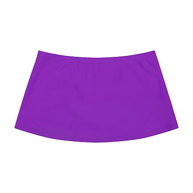 Girls 4-16 ZeroXposur Double Strap Swimsuit with Skirt in Regular & Plus