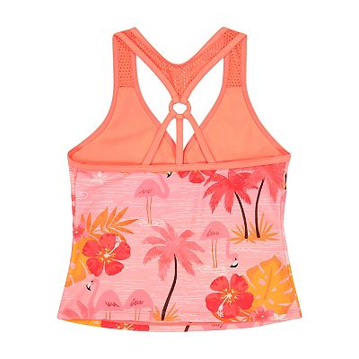 Girls 4-16 ZeroXposur O-Ring Tankini, Brief & Skirt Cover-Up
