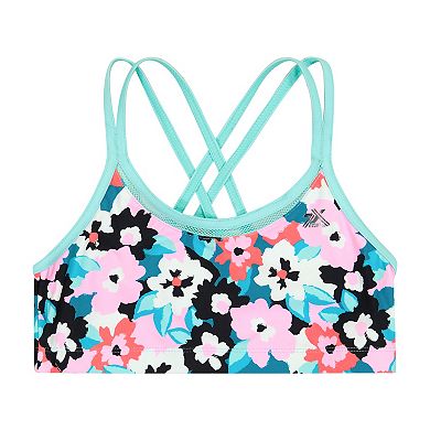 Girls 4-16 ZeroXposur Double Strap Bikini Swimsuit with Cover Up Tank Top