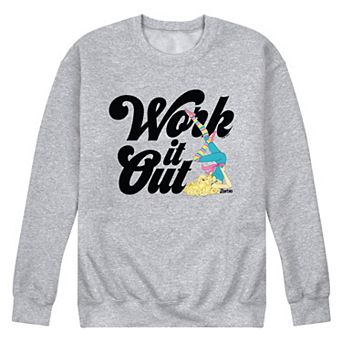 Men's Barbie Work It Out Fleece Sweatshirt