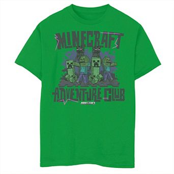 Boys 8-20 Minecraft Adventure Club Graphic Tee