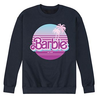 Men's Barbie Dream Summer Retro Sunset Fleece Sweatshirt