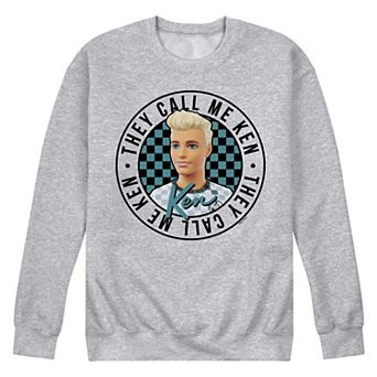 Men's Barbie They Call Me Ken Fleece Sweatshirt
