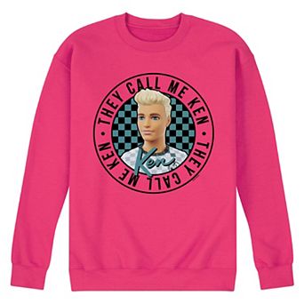 Men's Barbie They Call Me Ken Fleece Sweatshirt