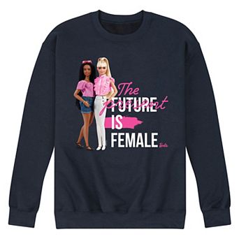 Men's Barbie Present Is Female Fleece Sweatshirt