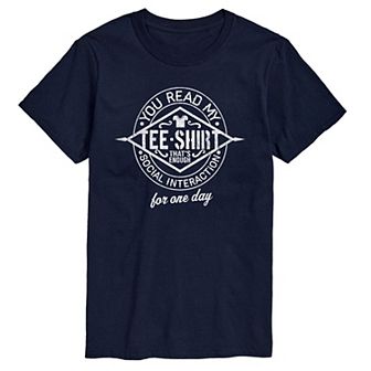 Big & Tall You Read Shirt Graphic Tee