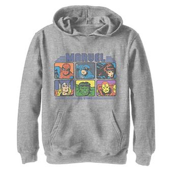 Boys 8-20 Marvel Retro Portrait Panels Hoodie