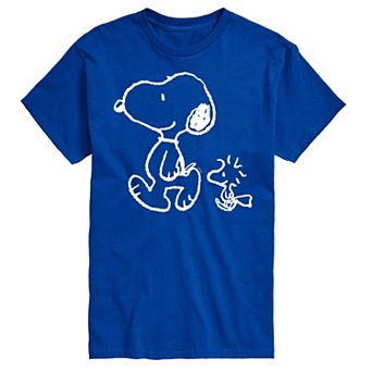 Big & Tall Peanuts Snoopy Woodstock Walk Graphic Tee