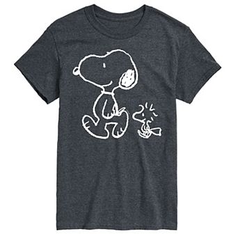 Big & Tall Peanuts Snoopy Woodstock Walk Graphic Tee