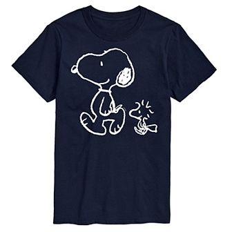 Big & Tall Peanuts Snoopy Woodstock Walk Graphic Tee