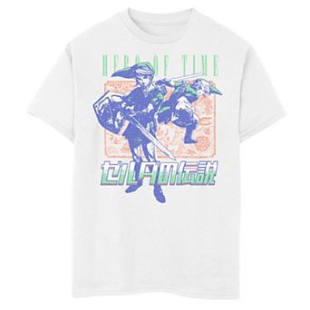 Boys 8-20 Nintendo The Legend of Zelda Hero of Time Back Link Graphic Tee